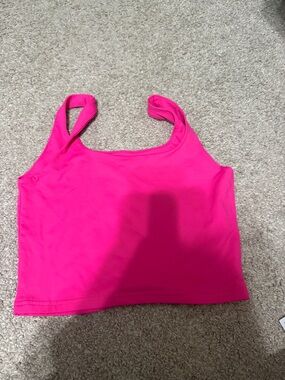 ReoRia Bright Pink Cropped Tank Top